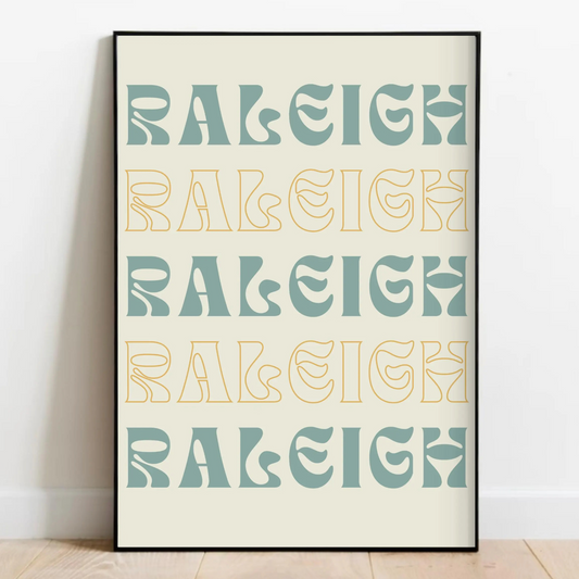 Raleigh North Carolina Print