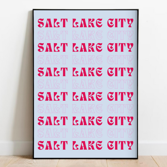 Salt Lake City Utah Print