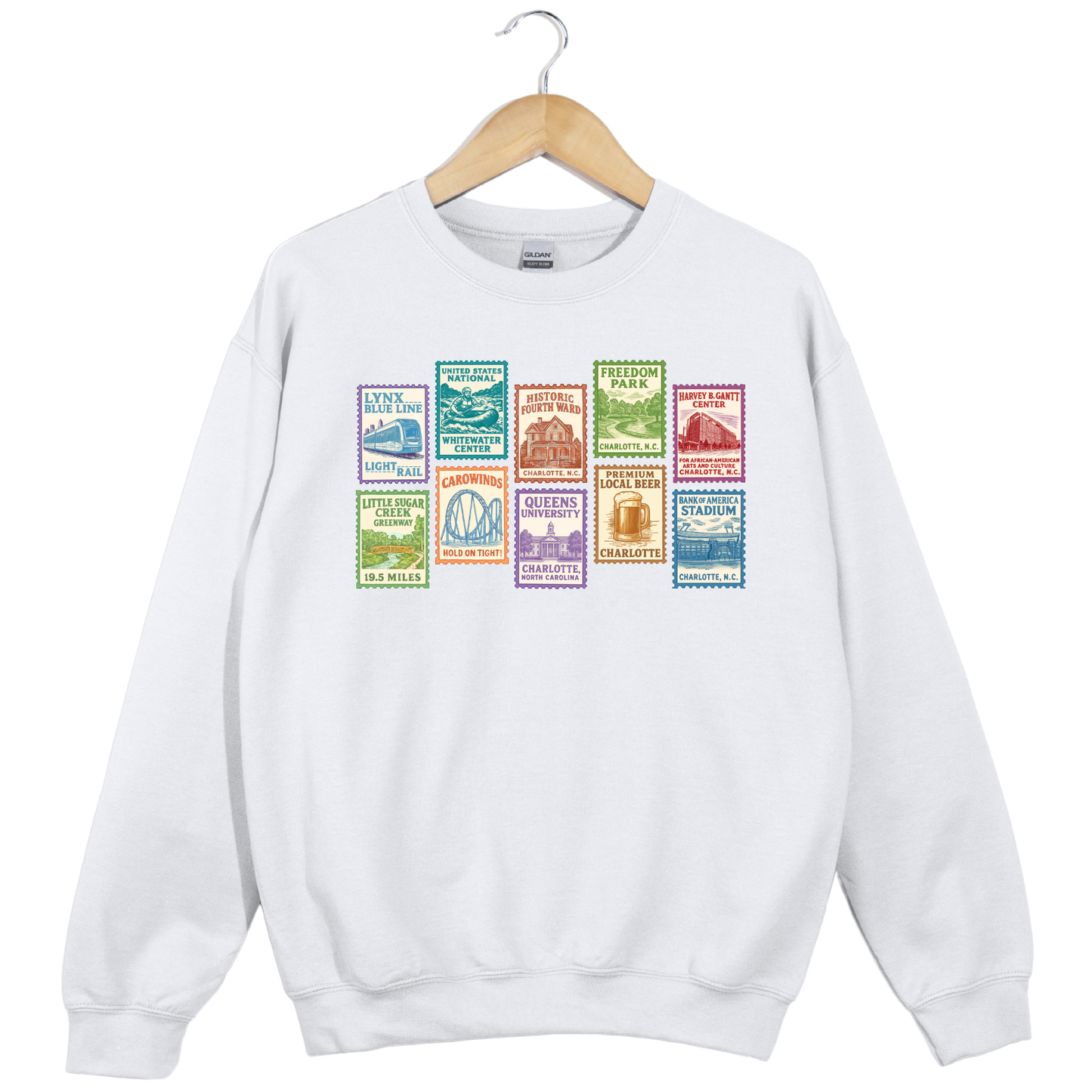 Charlotte Stamps Crewneck