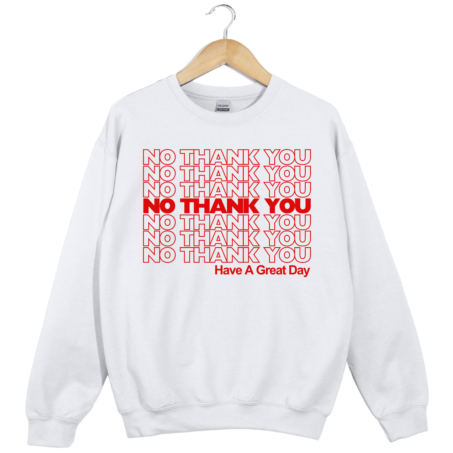 No Thank You Crewneck