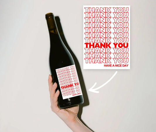 Thank You Label