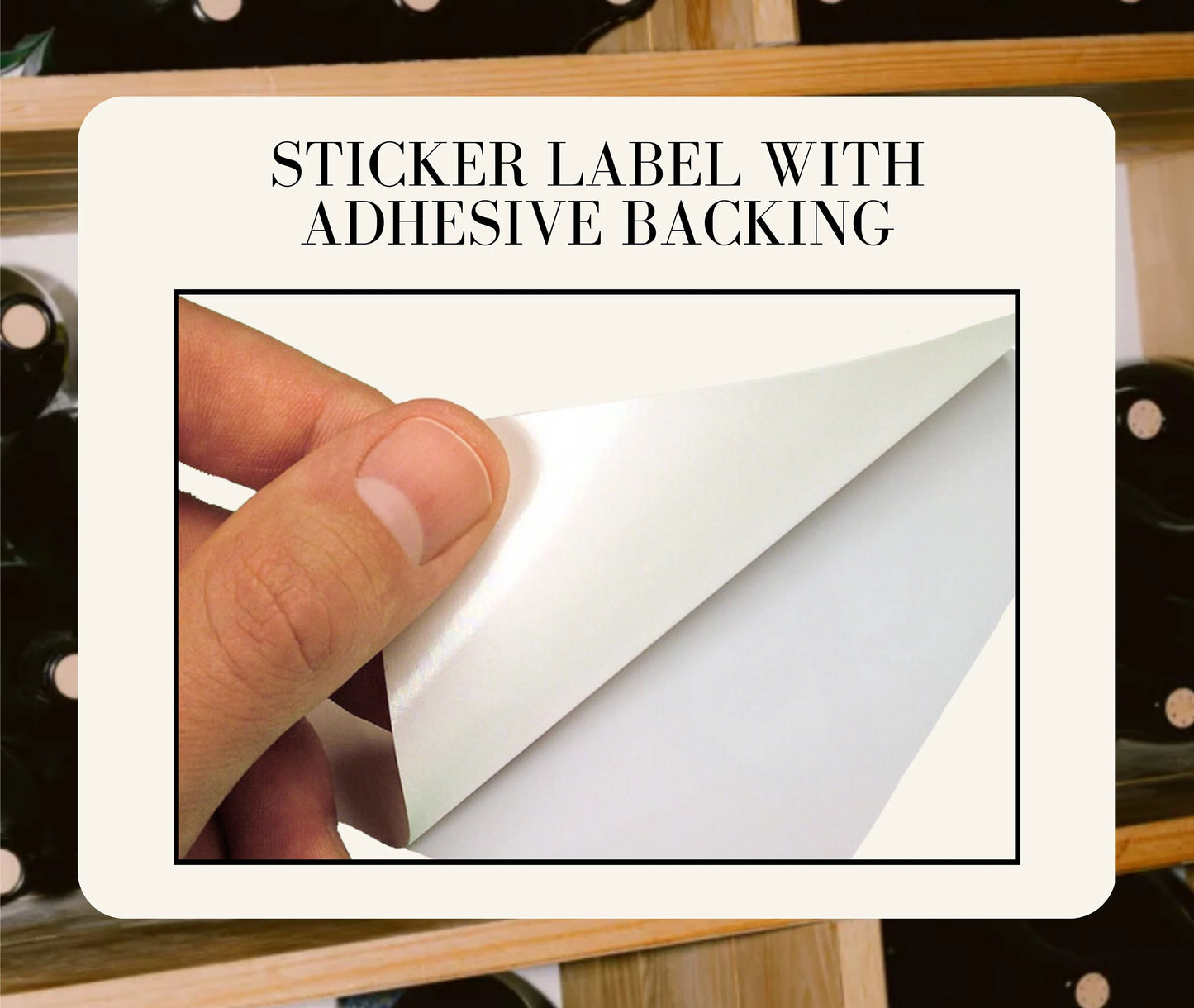 Custom Polaroid Photo Label