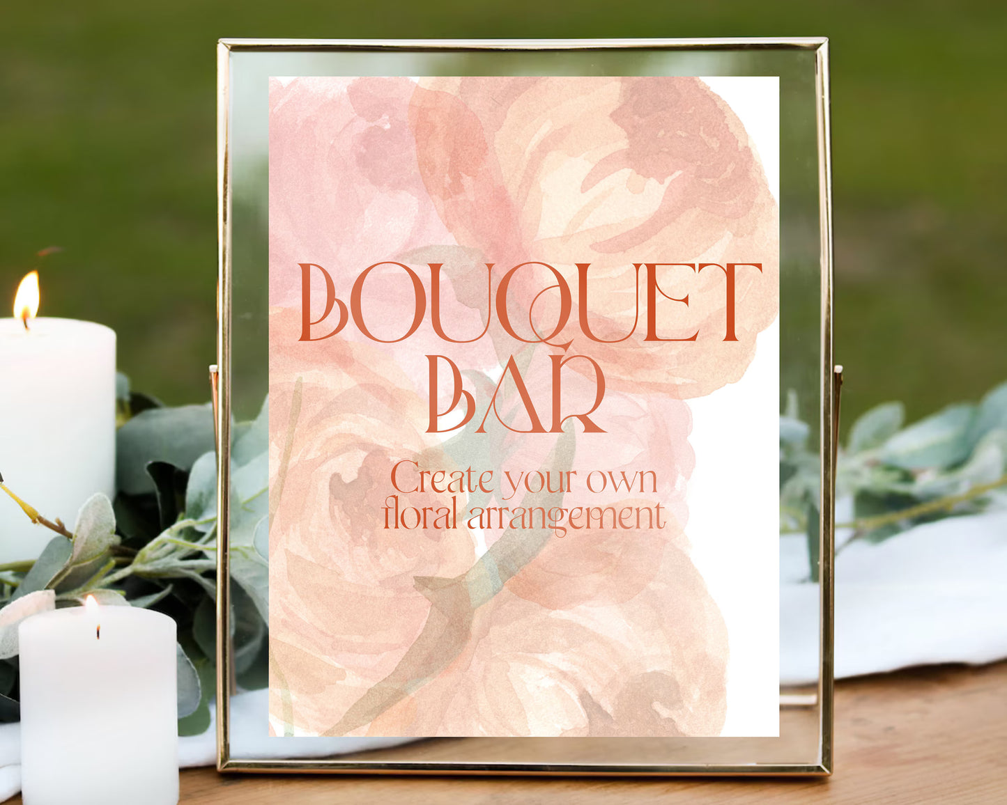 Bouquet Bar Sign