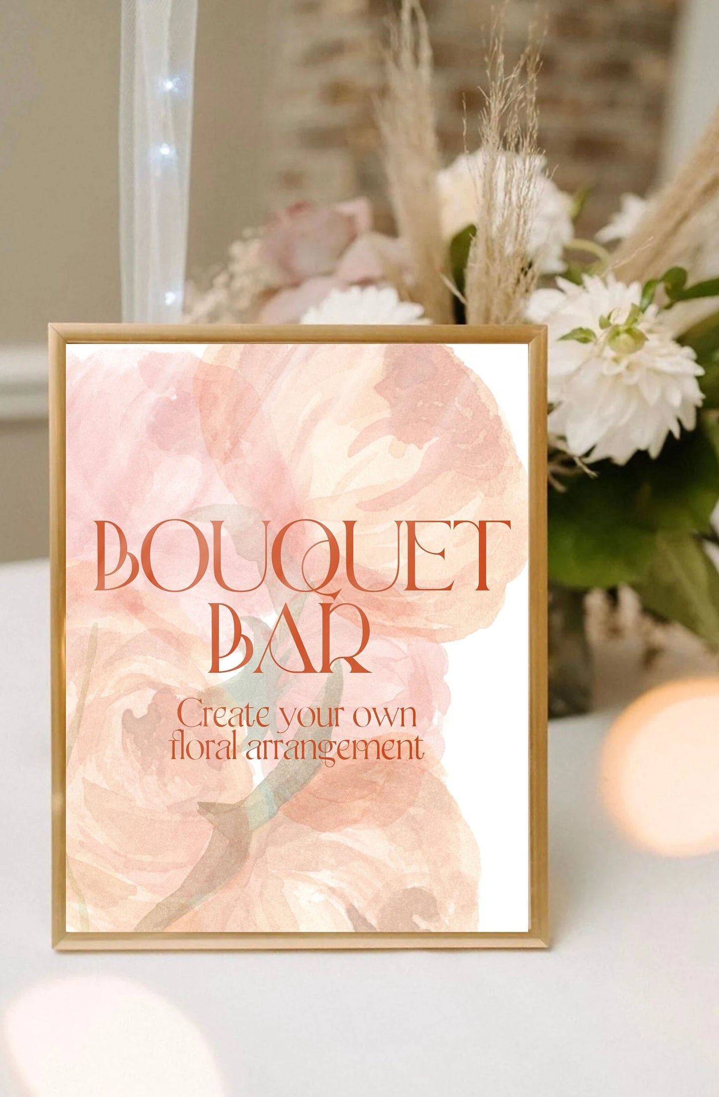 Bouquet Bar Sign