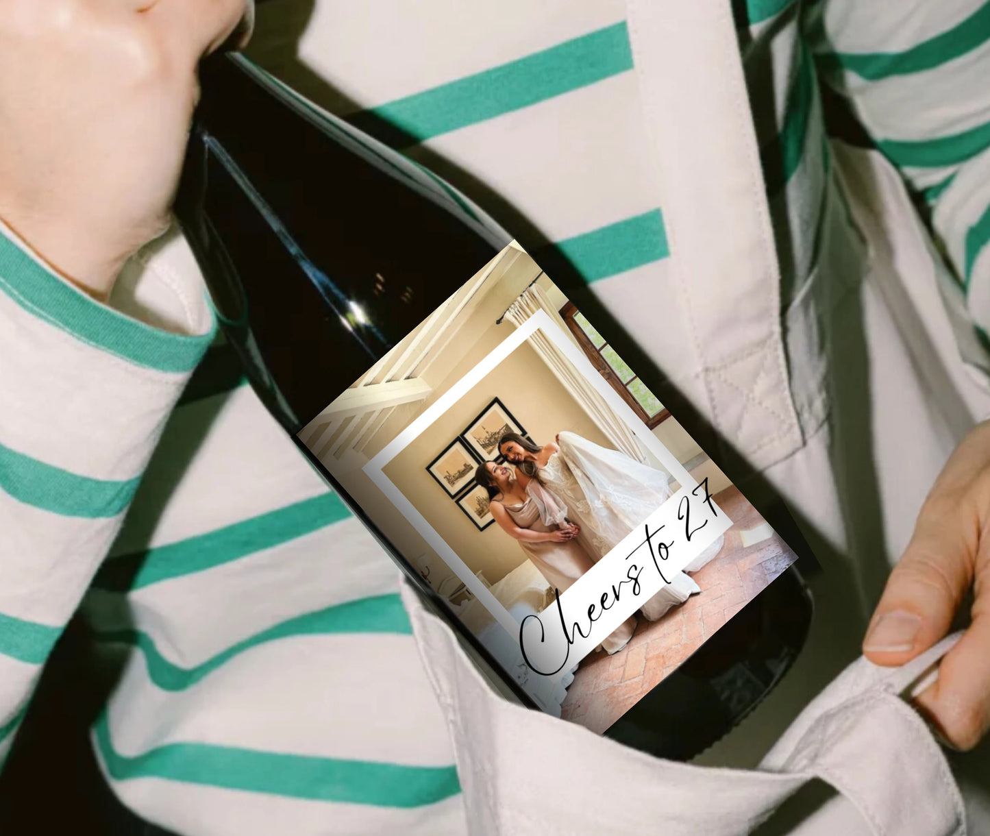 Custom Polaroid Photo Label