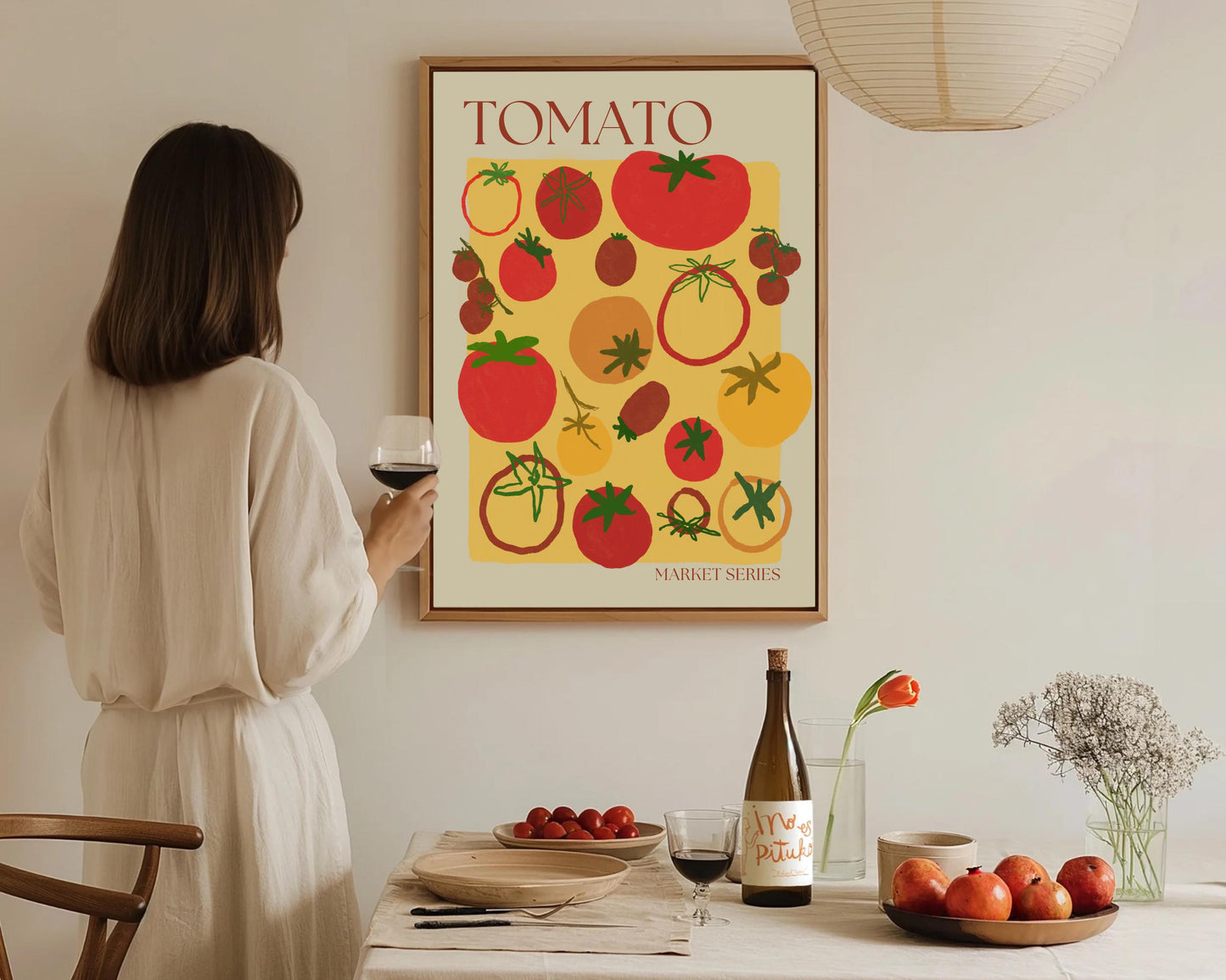 Tomato Illustration Print