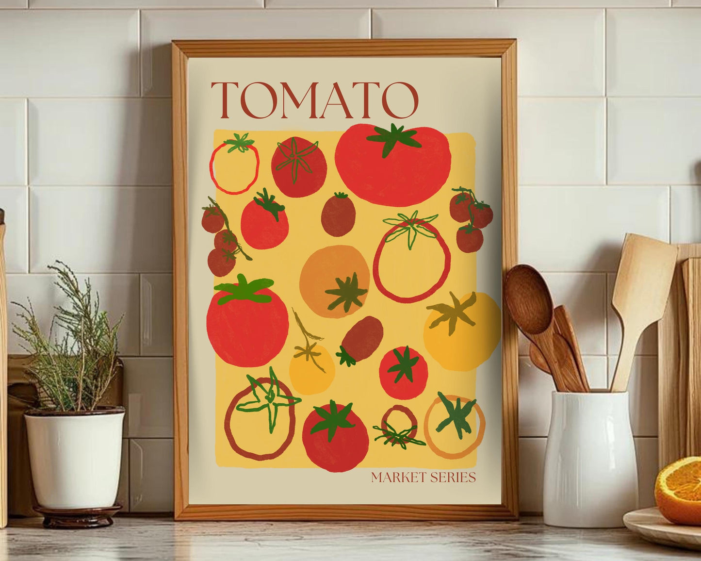 Tomato Illustration Print