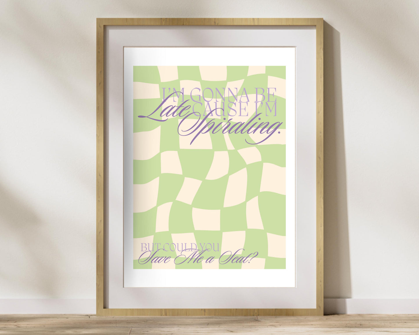 I'm Spiraling Print
