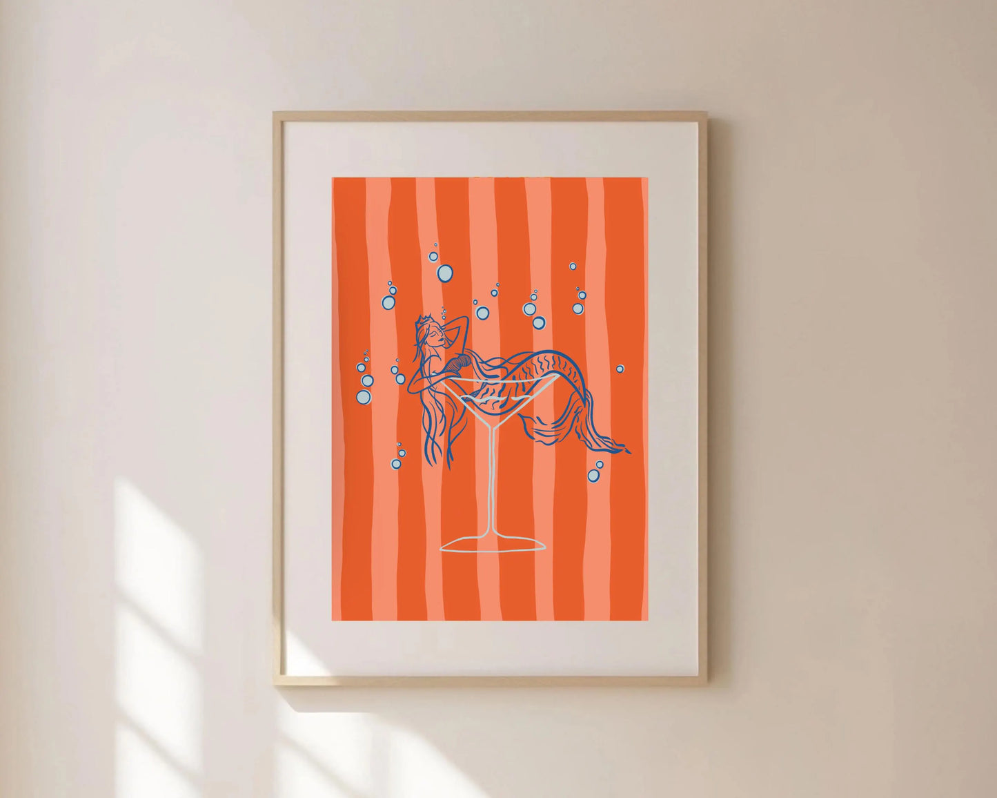Mermaid Martini Print