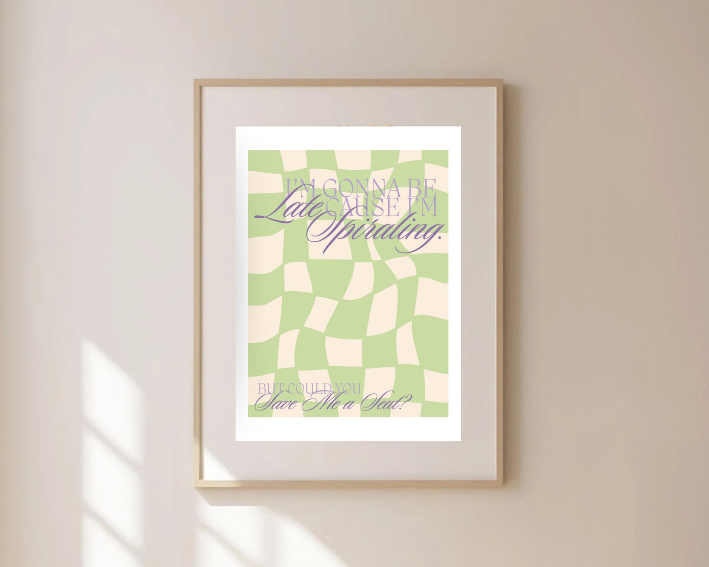 I'm Spiraling Print