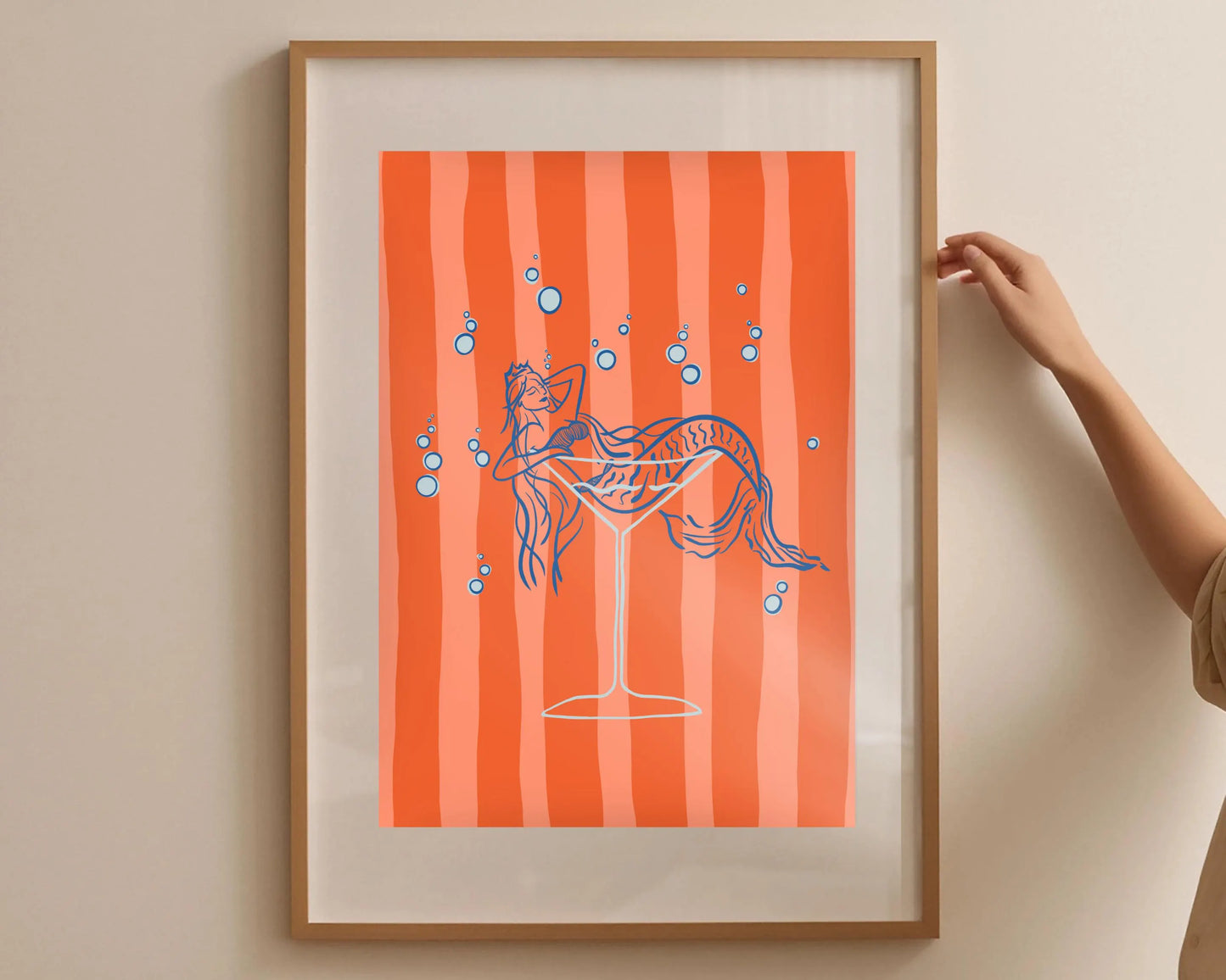Mermaid Martini Print