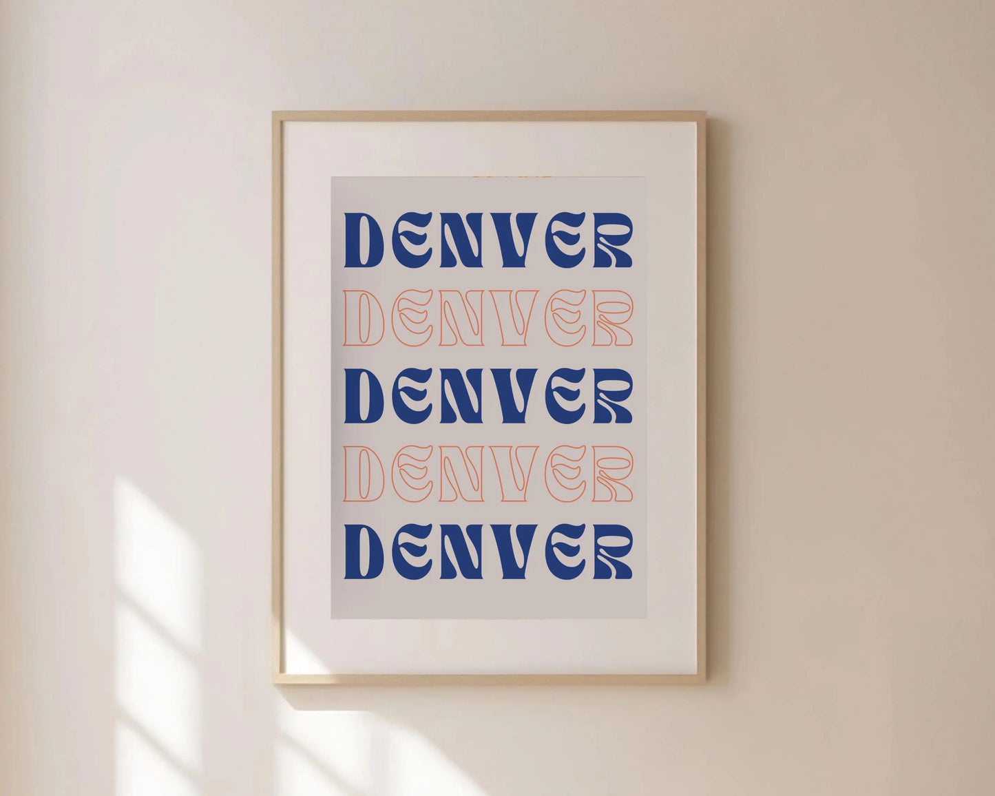 Denver Colorado Print