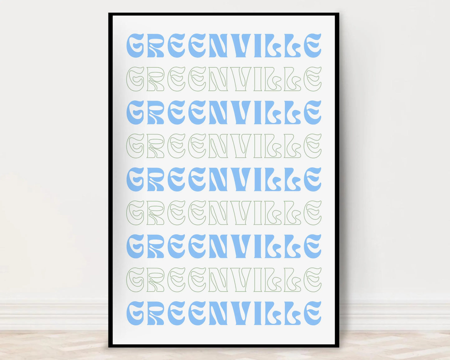 Greenville South Carolina Print
