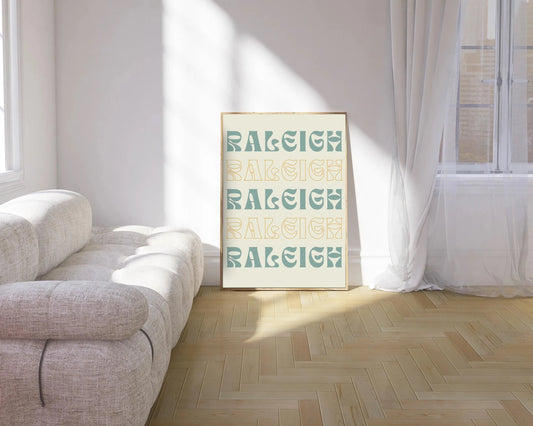 Raleigh North Carolina Print