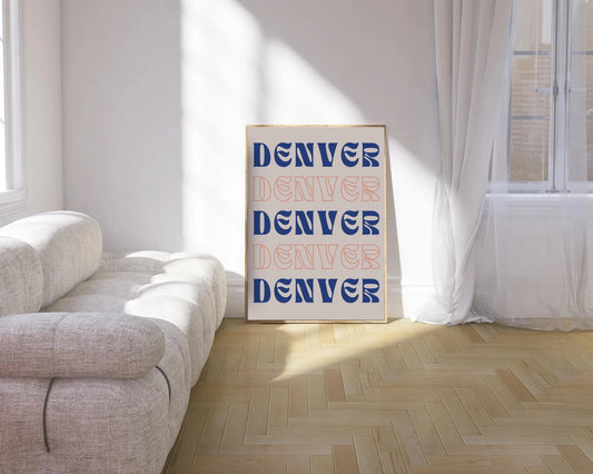Denver Colorado Print