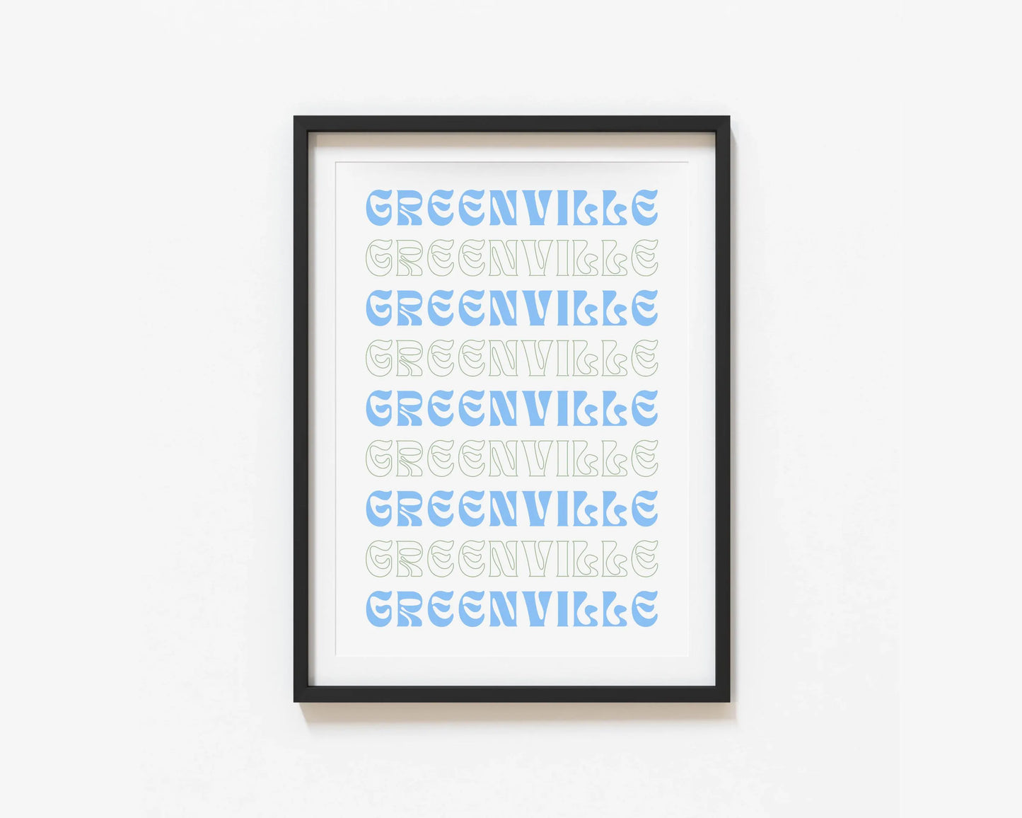 Greenville South Carolina Print