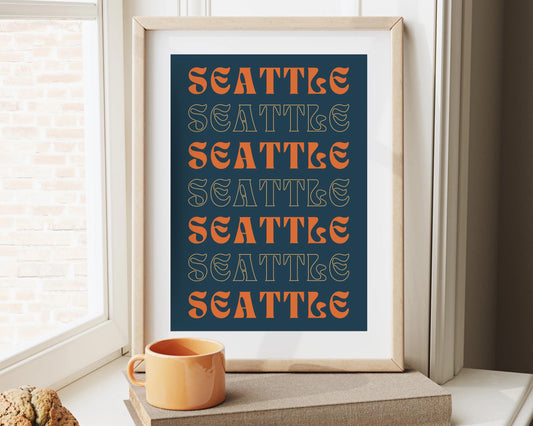 Seattle Washington Print