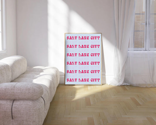 Salt Lake City Utah Print