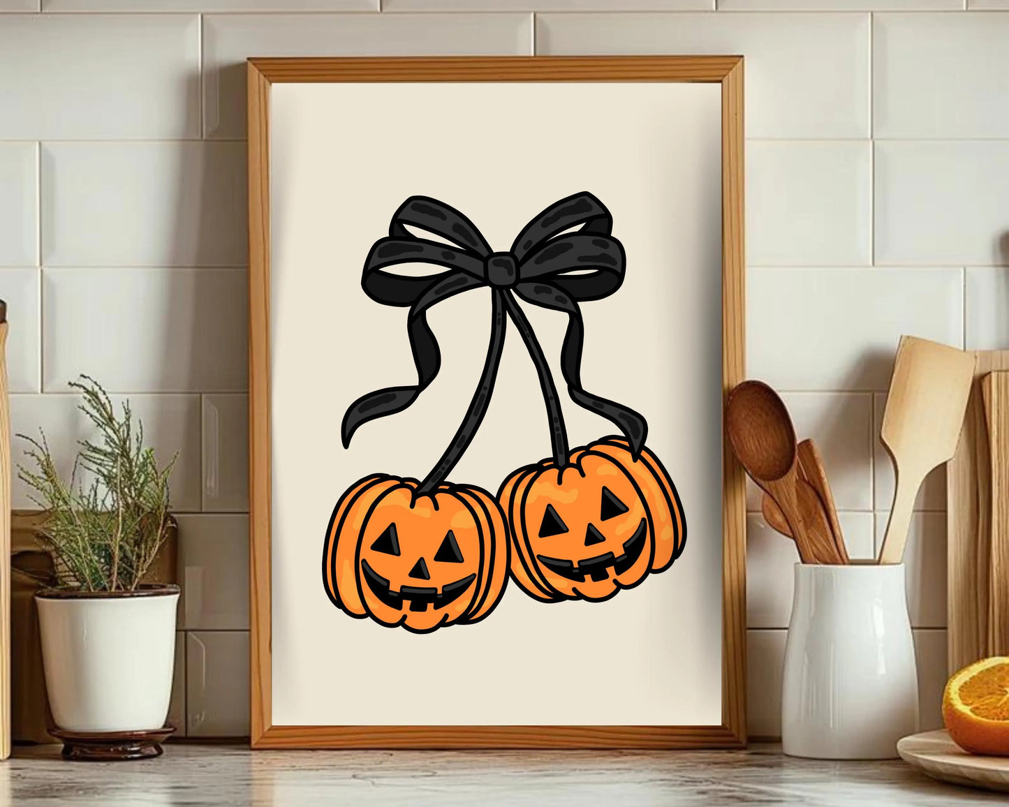 Coquette Halloween Print