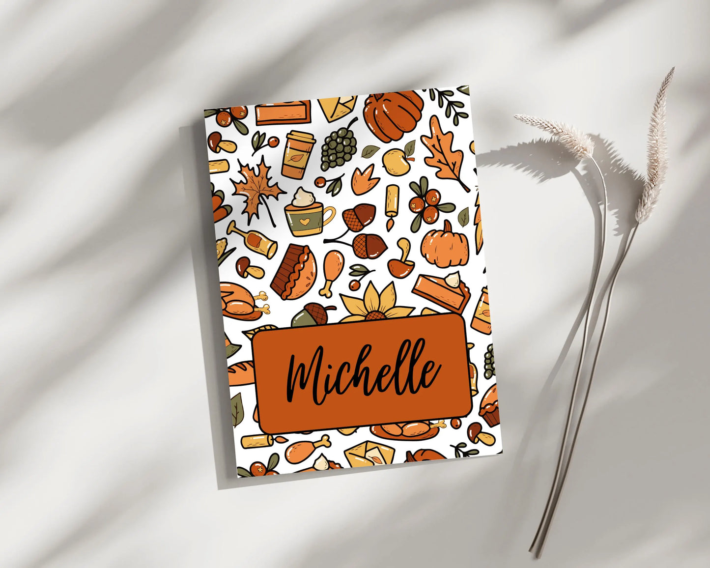 Personalized Thanksgiving Place Cards- Style 06