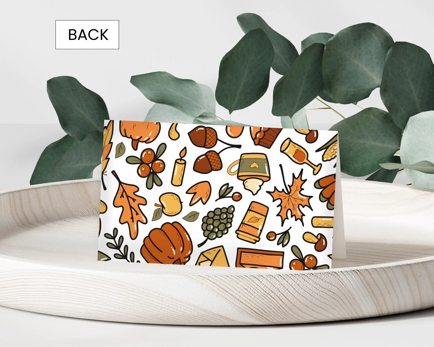 Personalized Thanksgiving Place Cards- Style 06