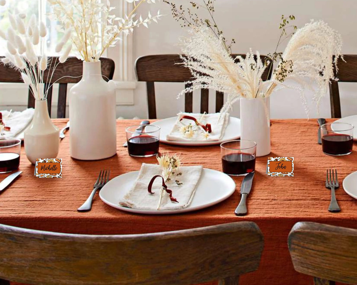 Personalized Thanksgiving Place Cards- Style 06
