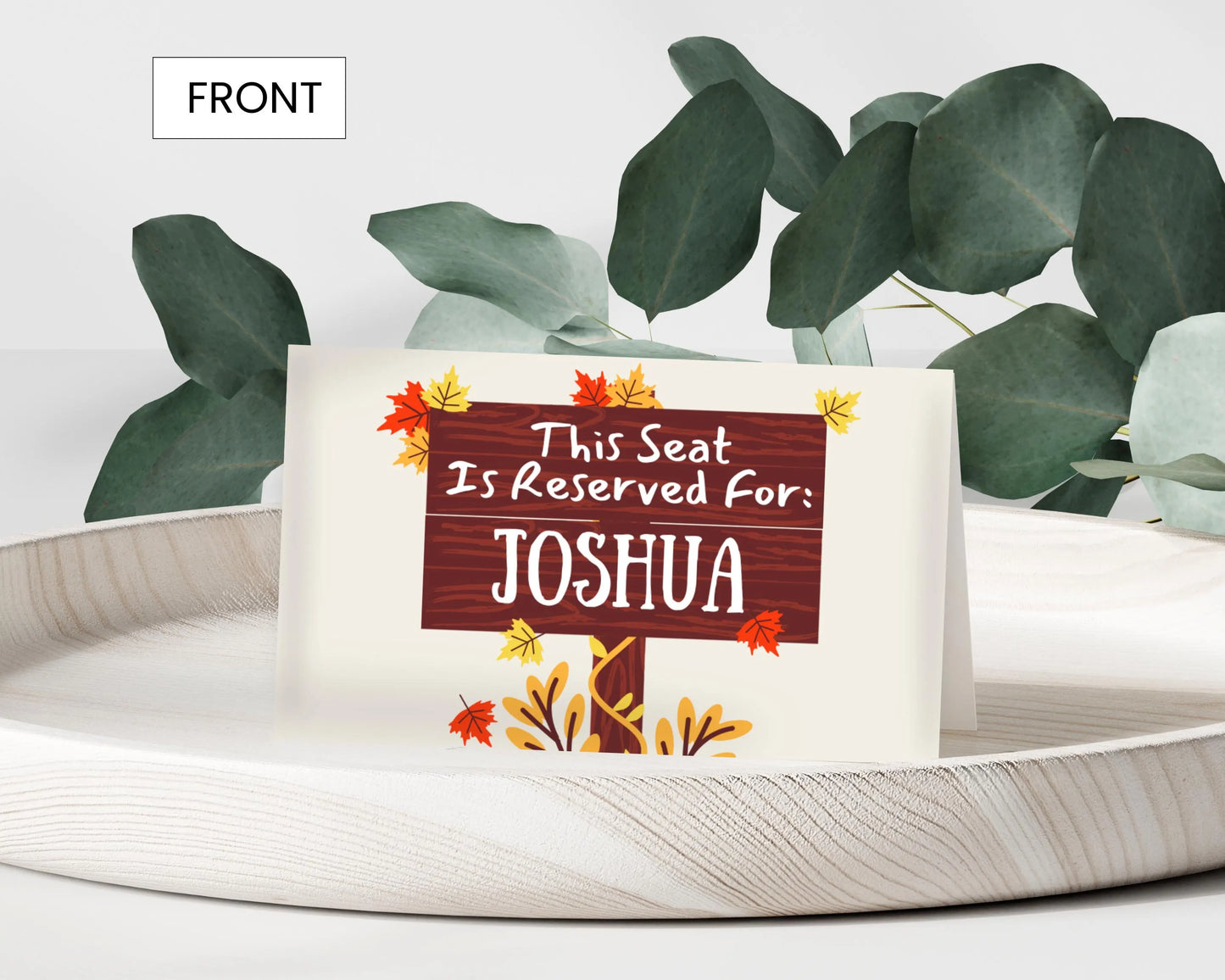 Personalized Thanksgiving Place Cards- Style 05
