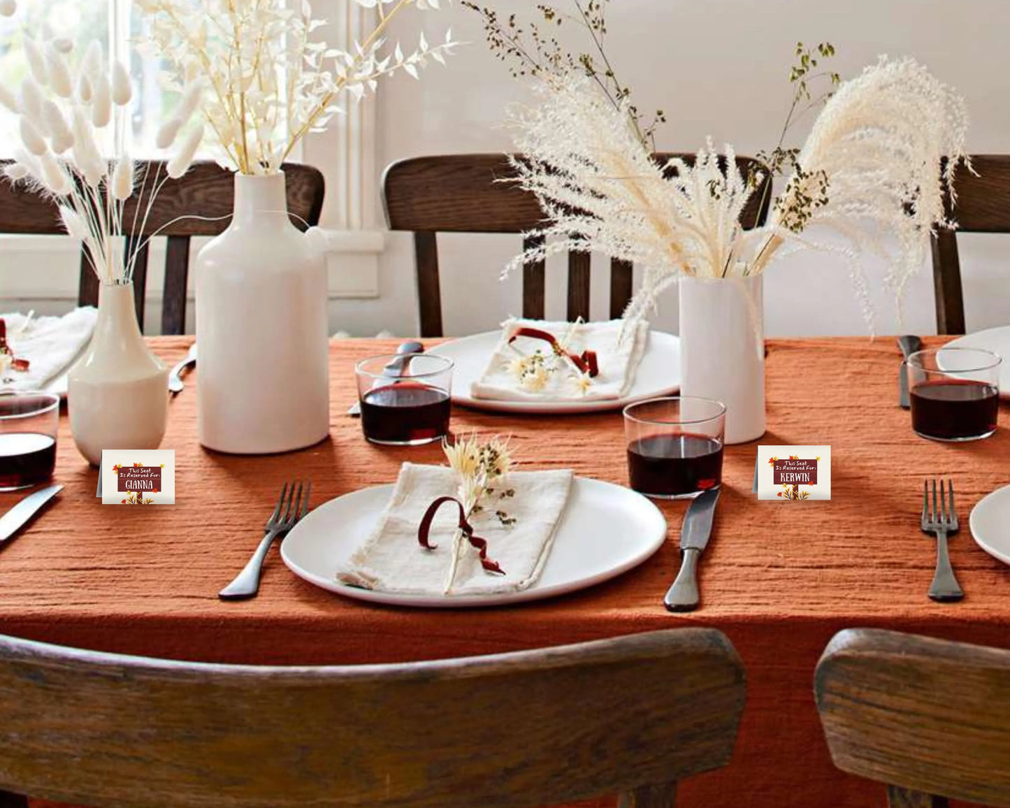 Personalized Thanksgiving Place Cards- Style 05