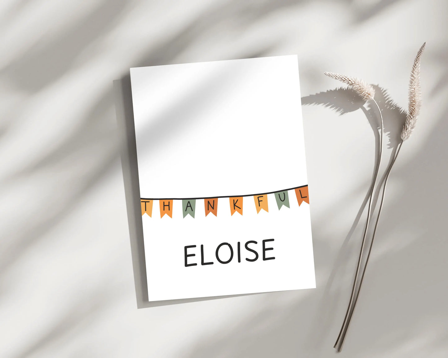 Personalized Thanksgiving Place Cards- Style 03