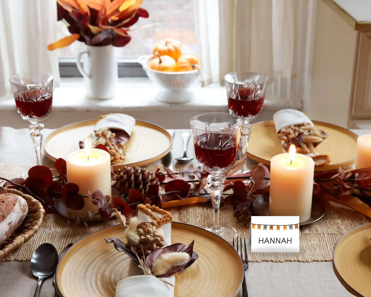 Personalized Thanksgiving Place Cards- Style 03