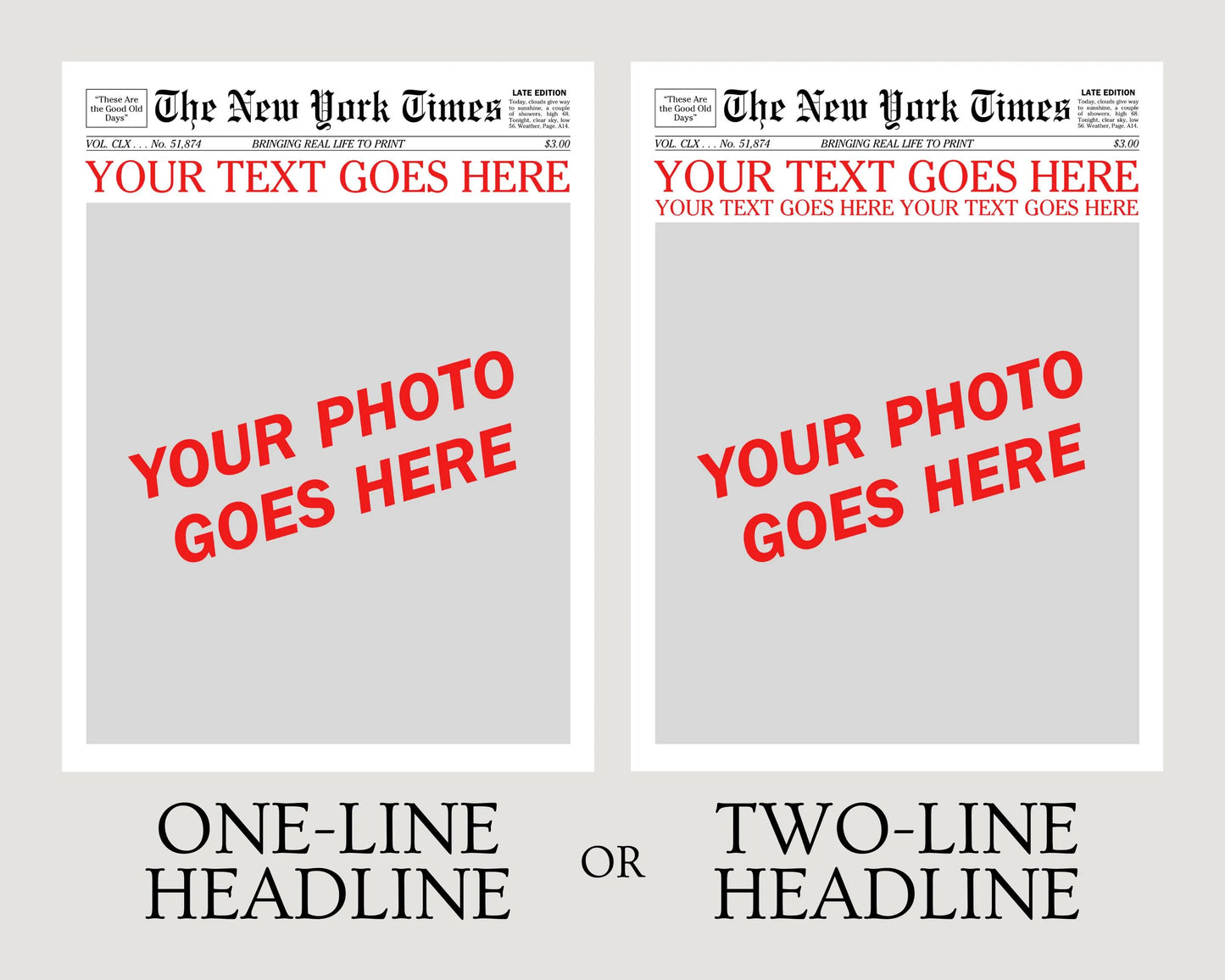 Custom Newspaper Print