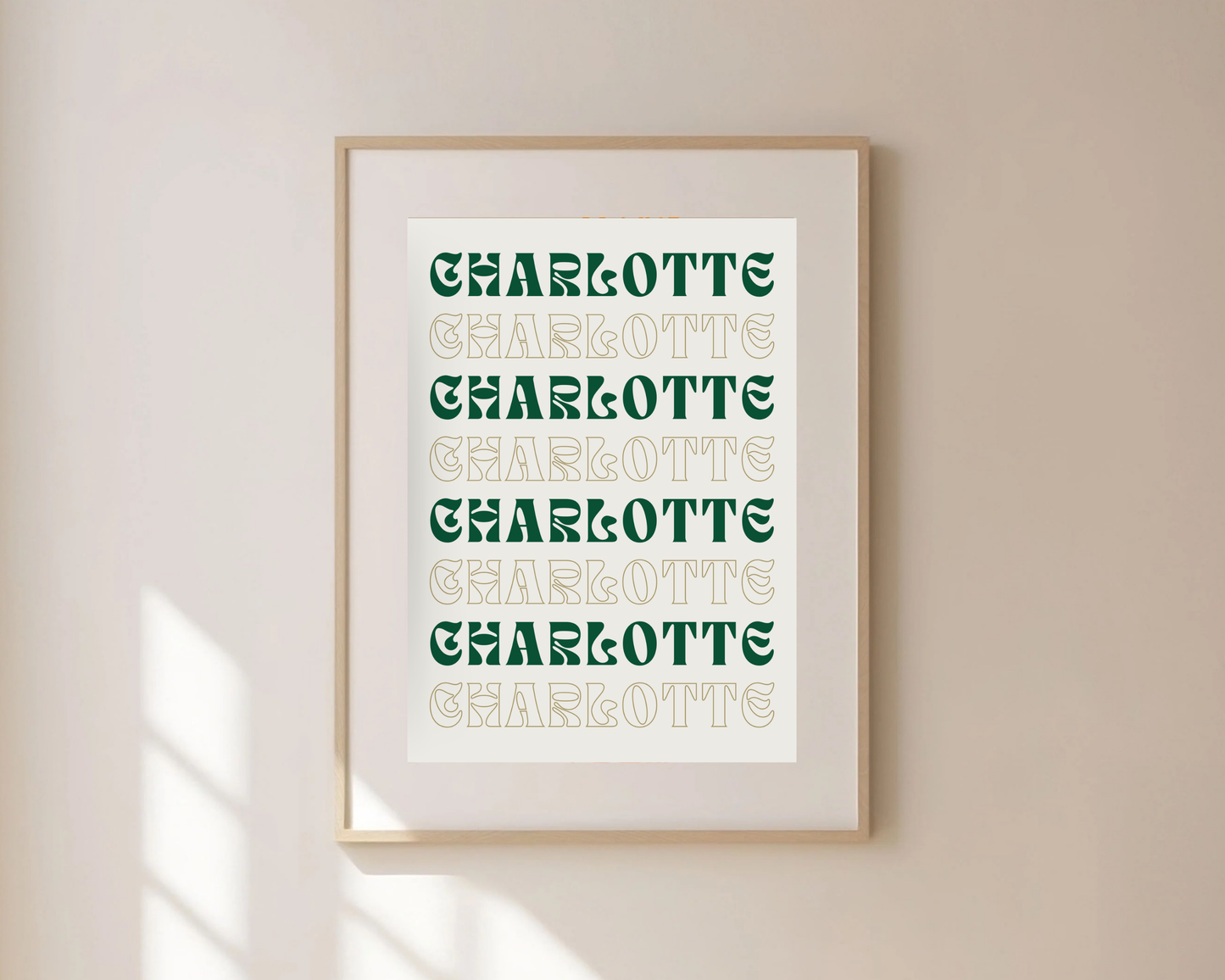 Charlotte North Carolina Print