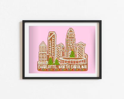 Gingerbread Charlotte Print