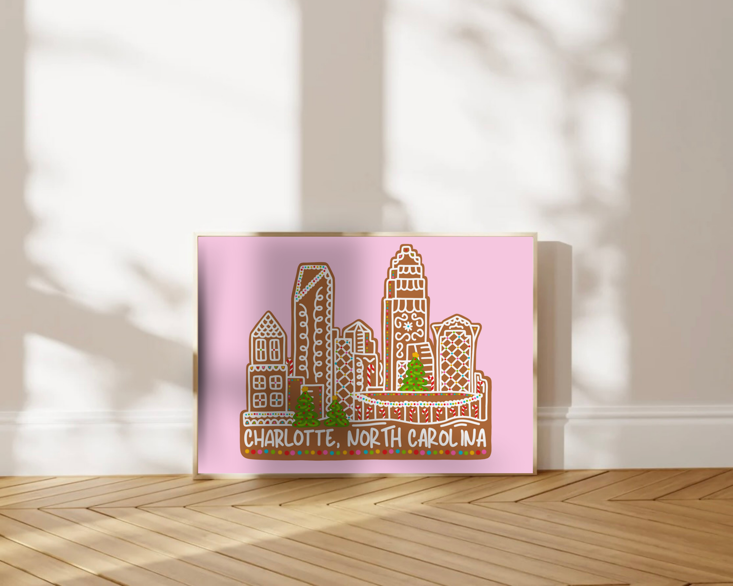 Gingerbread Charlotte Print