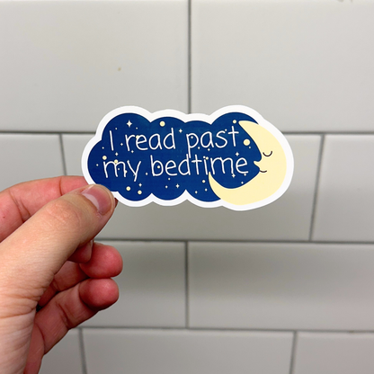 I Read Past My Bedtime Sticker