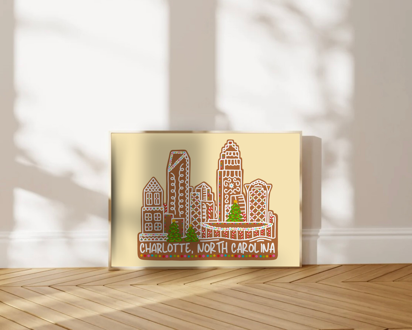 Gingerbread Charlotte Print