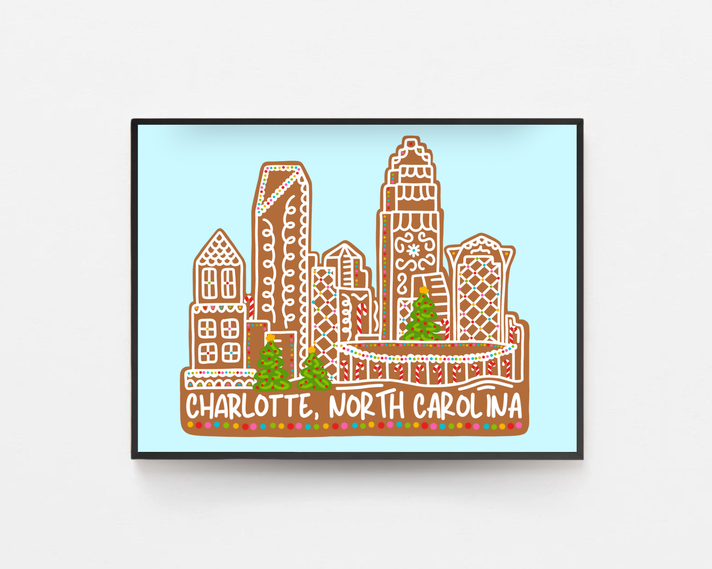 Gingerbread Charlotte Print