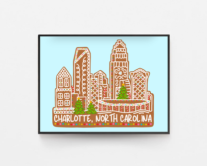 Gingerbread Charlotte Print