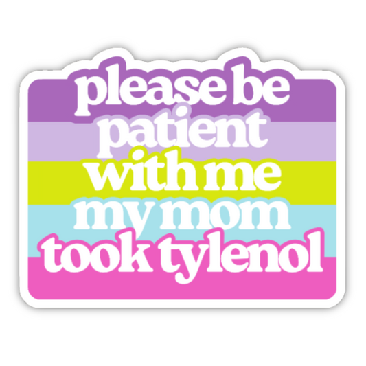 Tylenol Sticker