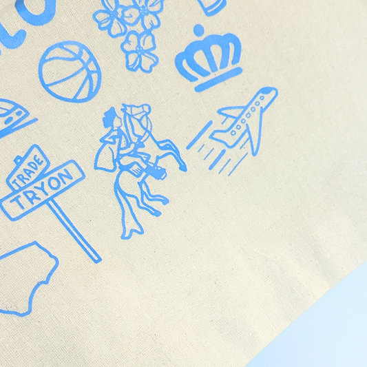 Charlotte Icons Tote Bag