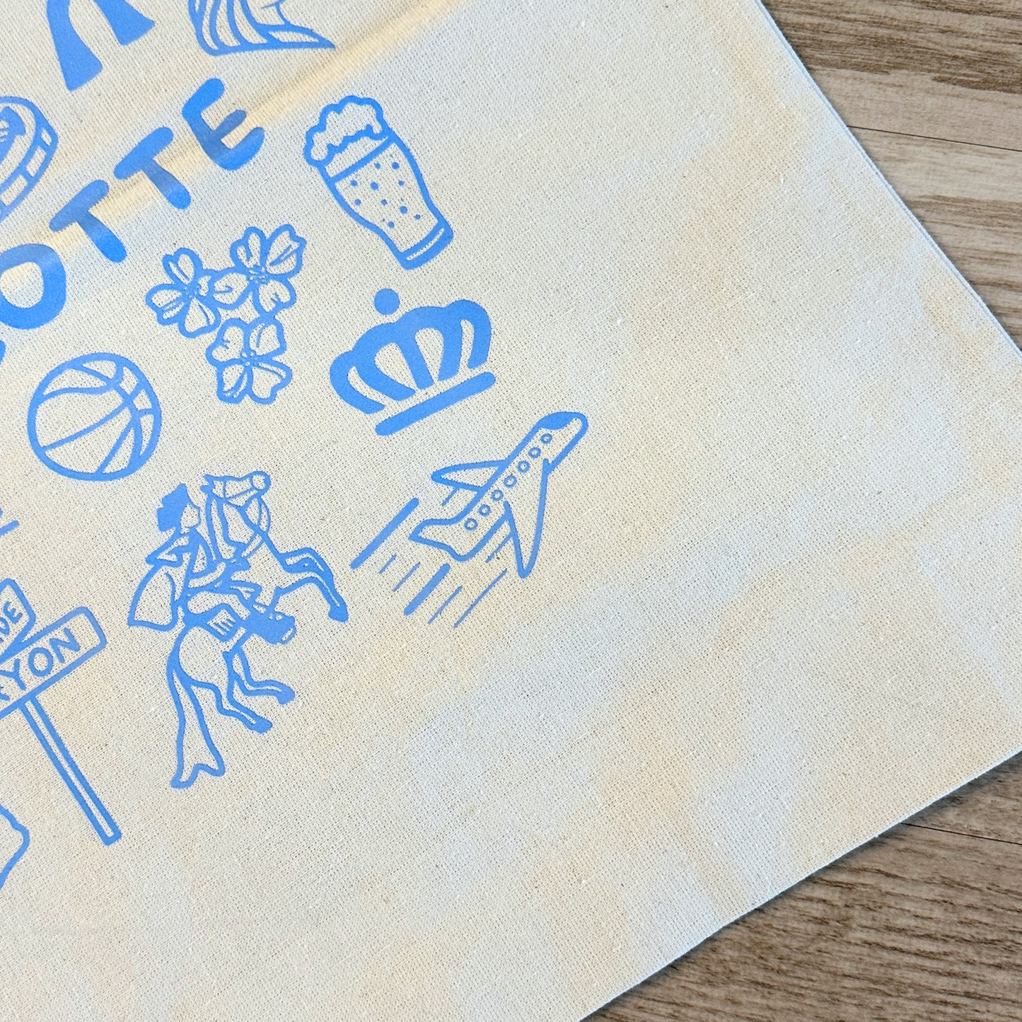 Charlotte Icons Tote Bag