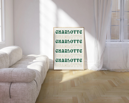 Charlotte North Carolina Print