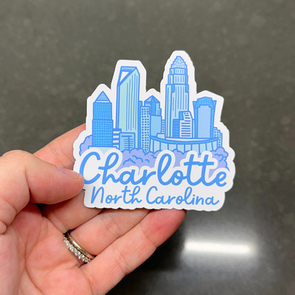 Charlotte Skyline Magnet