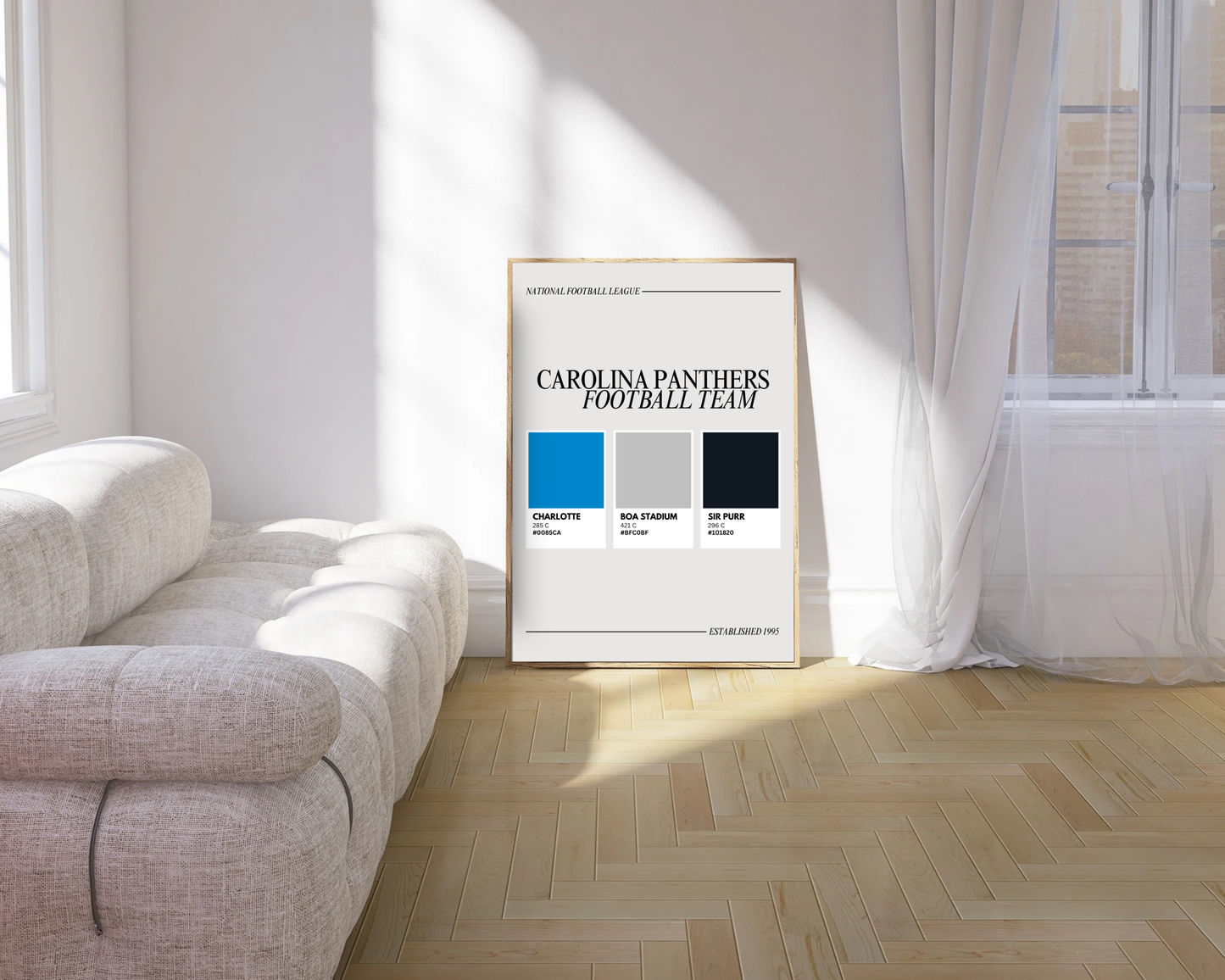 Charlotte Sports Colors Print