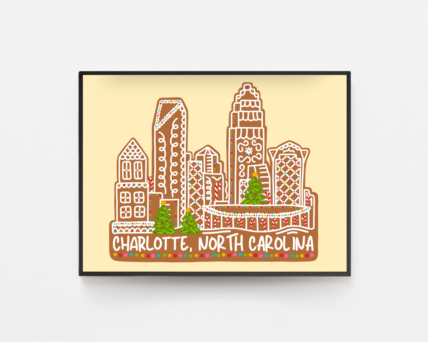 Gingerbread Charlotte Print
