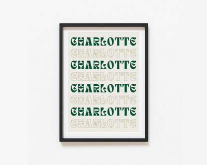 Charlotte North Carolina Print