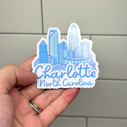 Charlotte Skyline Magnet