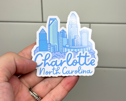 Charlotte Skyline Sticker