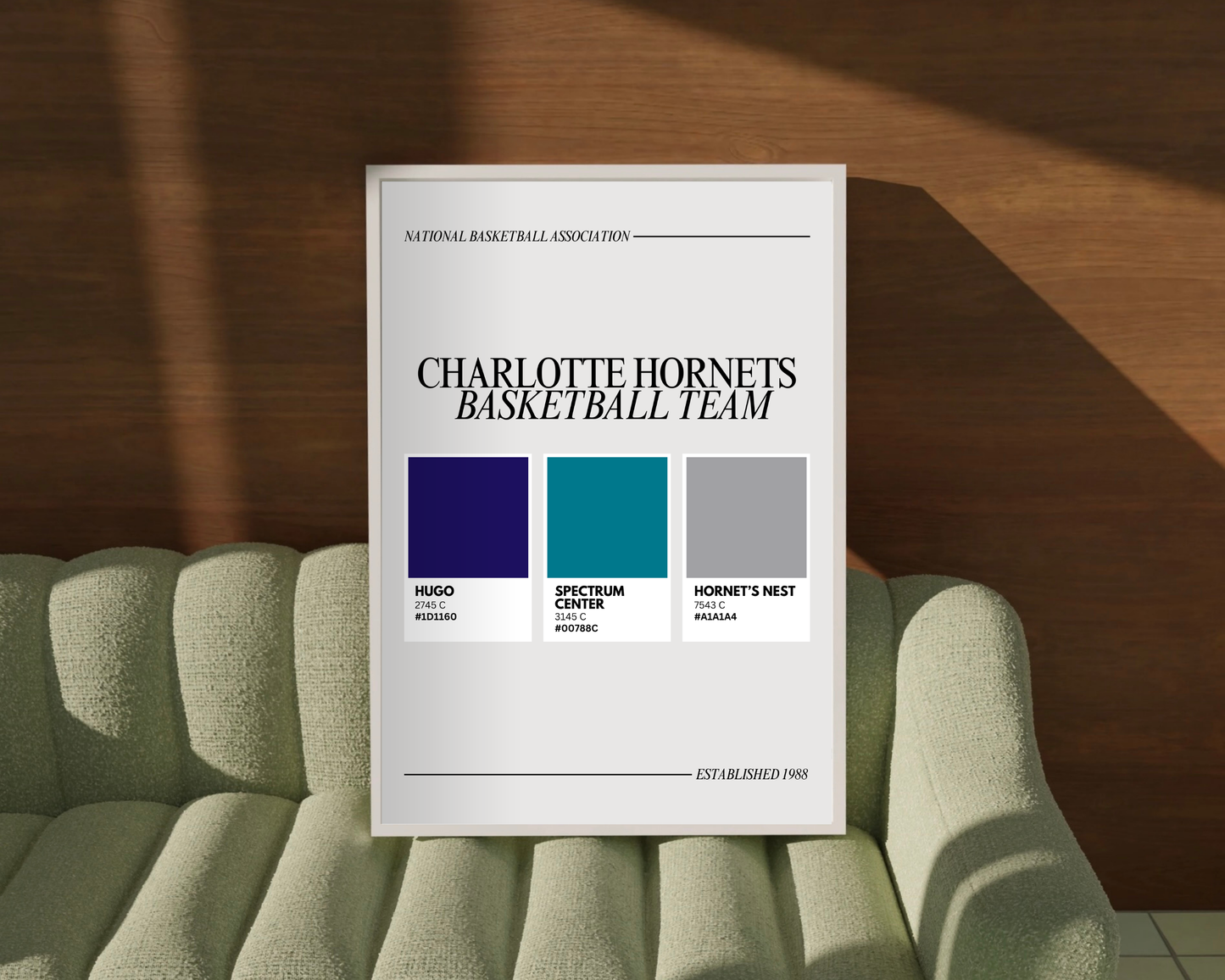 Charlotte Sports Colors Print