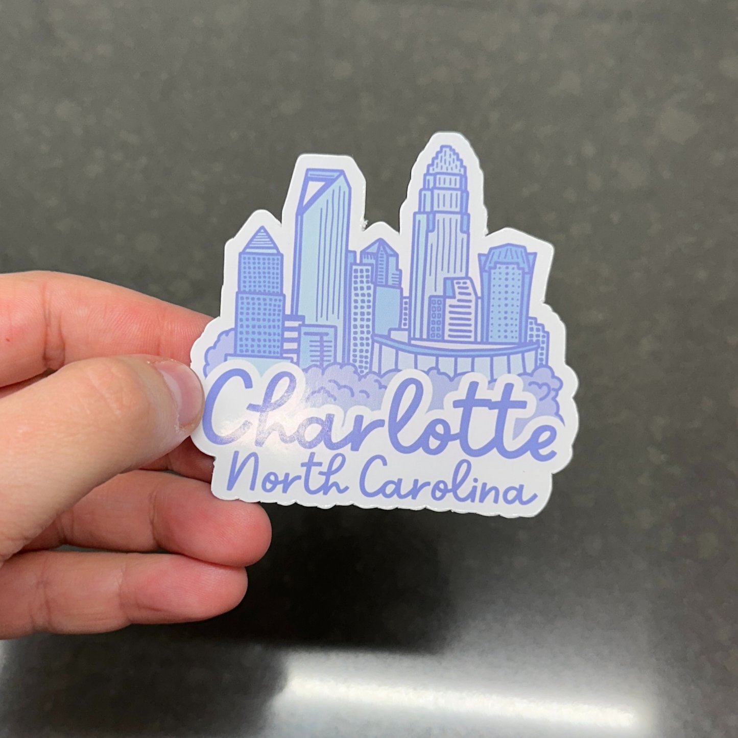 Charlotte Skyline Magnet